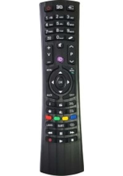 Vestel Uyumlu 3D Tuşlu Led Tv Televizyon Kumandası Mor