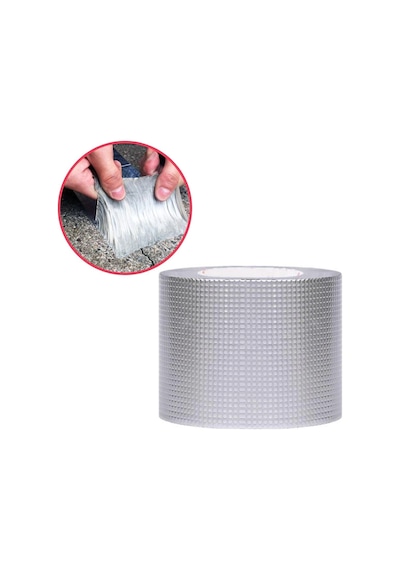 Folyo Kauçuk Bant Yapışkanlı Su Geçirmez Çatı Boru Tamir Bandı 2metre X 10 Cm Diğer
