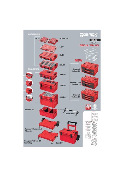 Qbrick System One Organizer Xl 2.0 Long Bin Ruhd Takım Çantası