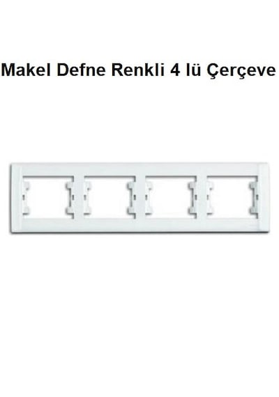 Makel Defne Renkli 4 Lü Çerçeve