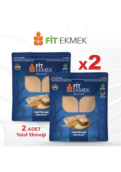 Fit 2li Kepekli ,2li Yulafli ,2li Chia ,2li Arpa ,2li Çavdar Ve 2li Keten Tohumlu Lavaş Ekmeği 300gr