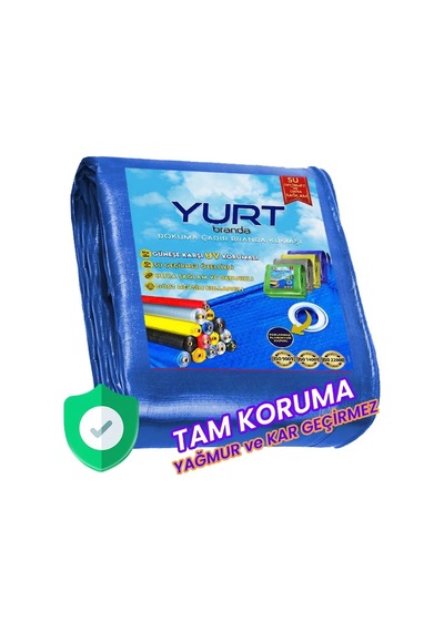 Yurt Pe Branda - 150 Gr/m2 Mavi