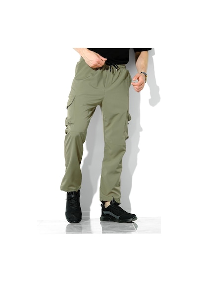 Oksit Luigi Slim Fit Kort Paraşüt Kargo Cepli Outdoor Erkek Eşofman Alt Çok Renkli