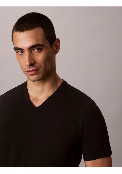Calvin Klein Erkek Marka Logolu Günlük Kullanıma Uygun Siyah T-shirt Lv00nb4186 Ub1