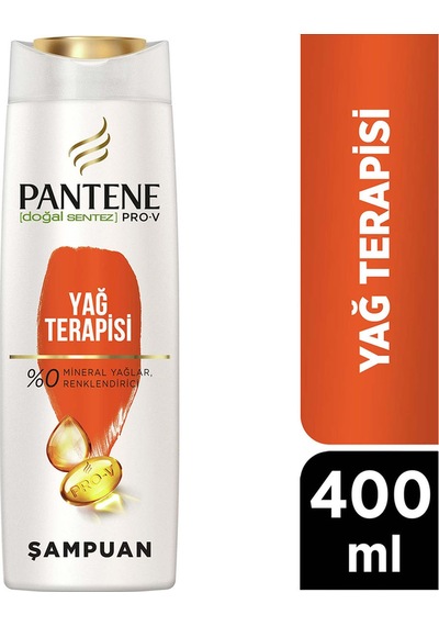 Pantene Şampuan Doğal Sentez Yağ Terapisi Şampuan 400 ML