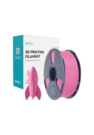 Sunlu High Speed Pla Filament Pembe 1.75mm 1kg
