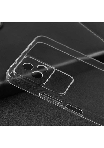 Xiaomi Poco F4 Kılıf Zore Kamera Korumalı Süper Silikon Kapak Renksiz