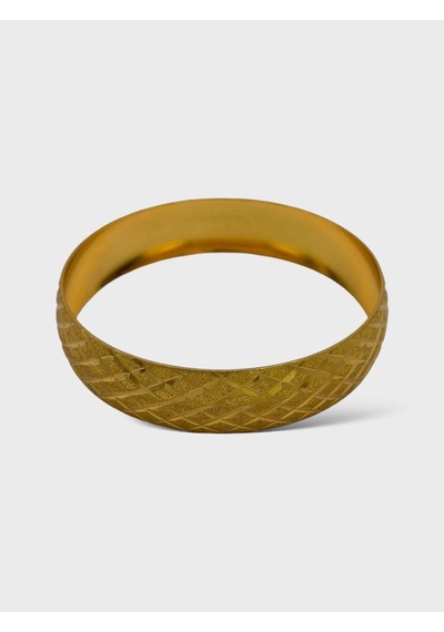 Arnes Jewelry Çelik 22 Ayar Altın Kaplama Bilezik Ar543nes Gold