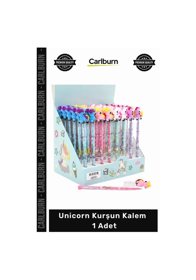 Kalem Hediye Çocuk Okul Kırtasiye Kaliteli Eğlenceli Figürlü Tasarım Şık Unicorn Kurşun Kalem