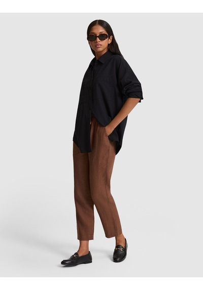 Pierre Cardin Kadın Kahverengi Pantolon Kanvas-chino 50321220-vr029