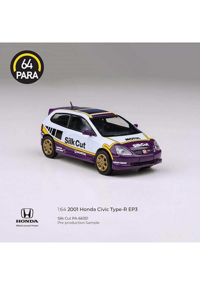 Para64 Honda Civic Type R Ep3 2001 Silk Cut Pa-66351 Çok Renkli