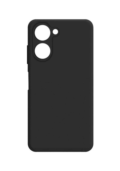Zore Realme 10 4g Kılıf Omsy Biye Silikon - Siyah