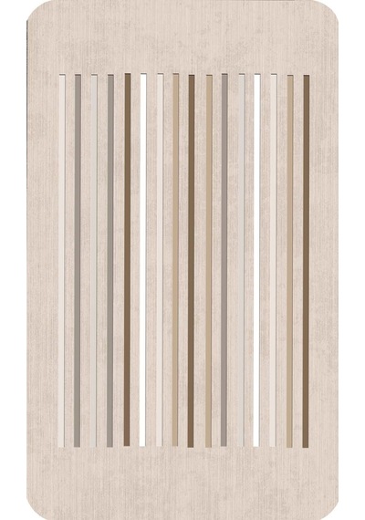 Rovigo Home Baskılı Kaymaz Taban 2 Li Banyo Paspas Takım Rvg5226-100X60-60X50 Çok Renkli