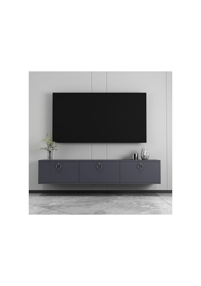 Sıla 150 Cm Duvara Monte Tv Ünitesi Tv Sehpası Antrasit - Gümüş Antrasit-gümüş Sıla 150 Cm Duvara Monte Tv Ünitesi Tv Sehpası Antrasit - Gümüş Antrasit-gümüş