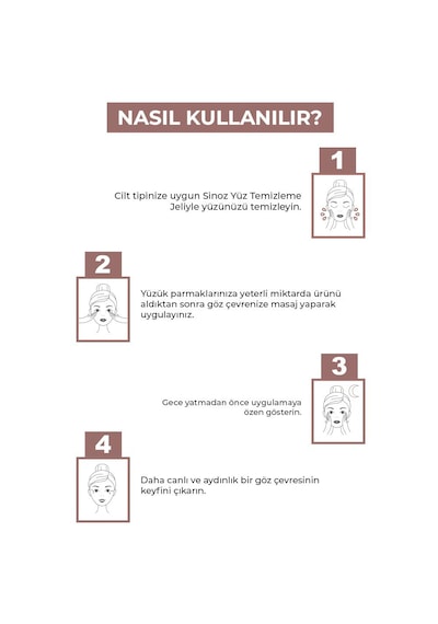 Sinoz Göz Altı ve Çevresi İçin Nemlendirici Göz Kremi 15 ML