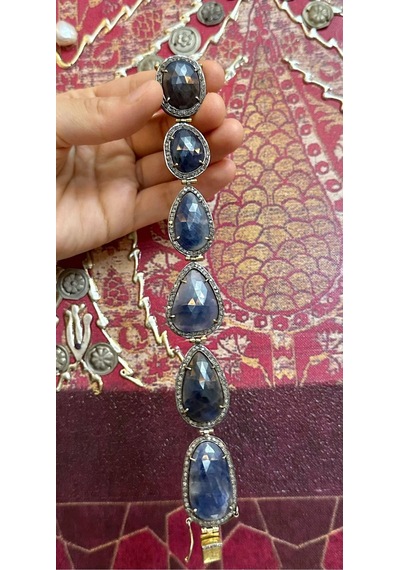 Slice Safir Elmas Bileklik