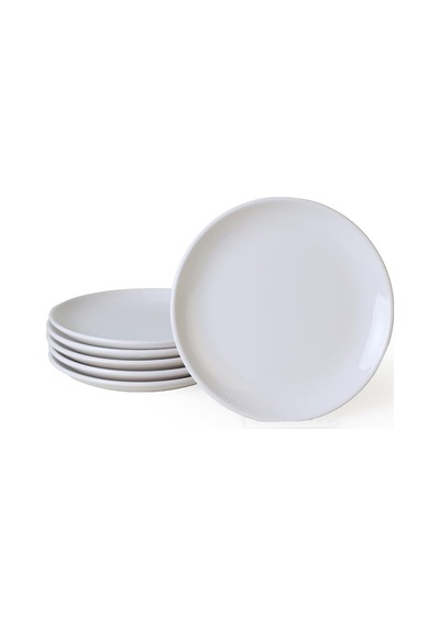 Beyaz Delta Pasta Tabağı 17 Cm 6 Adet 006 Çok Renkli