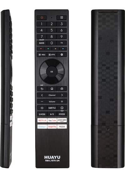 Rm-l1979 Toshıba Netflix Youtube Prime Video Google Play Dısney+ Tuş Lcd Led Tv Kumanda