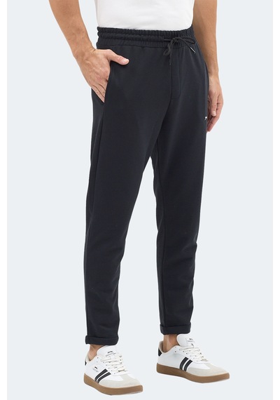Slazenger Madoc Erkek Siyah Eşofman Altı Siyah