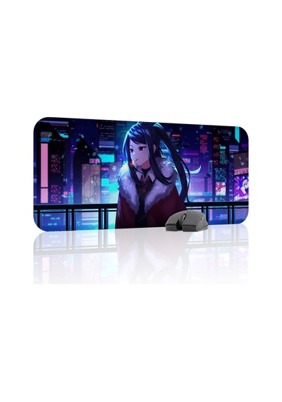 Va-11 Hall-a Kaymaz Dikişli Kauçuk Oyuncu Mousepad V2 - 70x30 Xl Gaming Mouse Pad Fare Altlığı