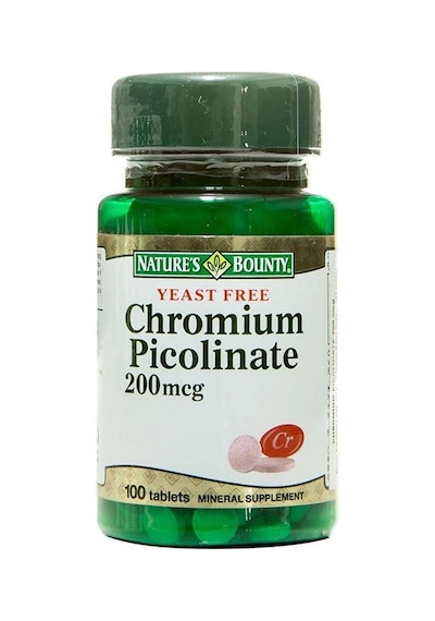 Natures Bounty Chromium Picolinate 200 Mcg 100 Tablet