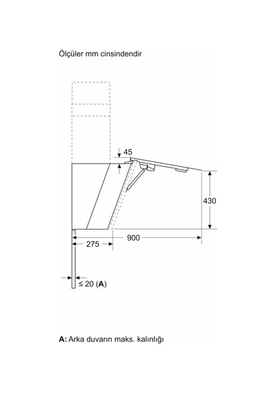 Siemens iQ700 Duvar Tipi Davlumbaz 90 CM