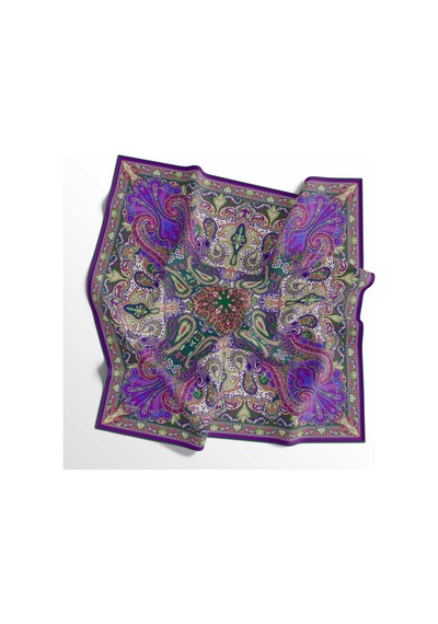 İpekal Soft Pamuk Eşarp - 05407 - 90 X 90 / Mor - 23 Mor - 23
