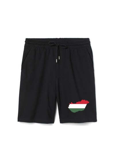 Euro 24 Hungary Erkek Siyah Şort Siyah