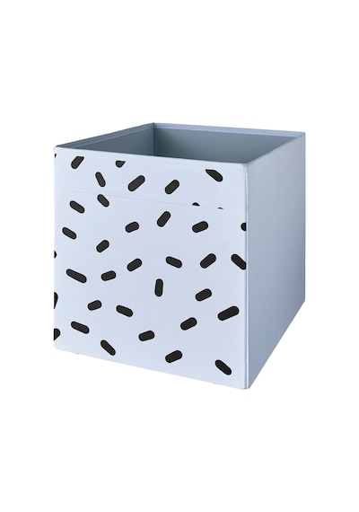 Ikea Dröna Katlanabilir Depolama Kutusu 33 X 38 X 33 Cm Beyaz - Siyah