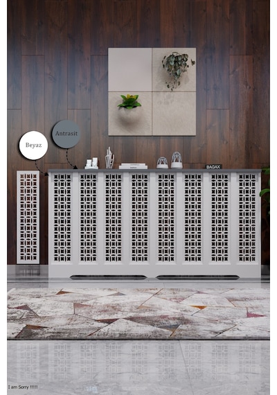 Petek Kaplama Modern Radyatör Kapatma Ünitesi Ön Panel Mdf Tasarım İç Ölçü 156 Cm Dış Ölçü 160 Cm Petek 156 Beyaz Üstü Antrasit D1 Petek Kaplama Modern Radyatör Kapatma Ünitesi Ön Panel Mdf Tasarım İç Ölçü 156 Cm Dış Ölçü 160 Cm Petek 156 Beyaz Üstü Antrasit D1