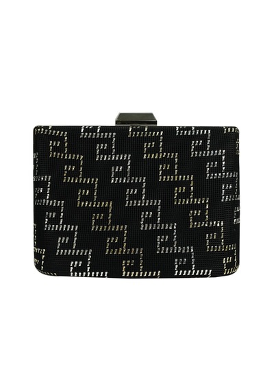 E38 El İşçiliği Tel Kırma Pörtföy Çanta 13x18 Cm-6404 Çok renkli