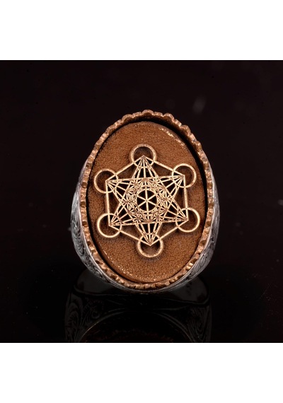 Metatron Yüzüğü, Simya, Cadılık, Kutsal Geometri, Tılsım Yüzüğü Gümüş