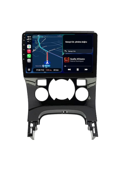 Peugeot 3008 Android Multimedya Sistemi 2009-2016 Crv-4070xa Dijital Klima 10"