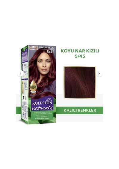 Koleston Naturals 5/45 Koyu Nar Kızılı Saç Boyası