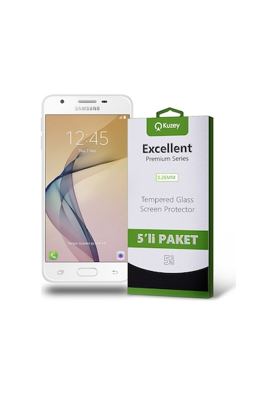 Samsung Uyumlu Galaxy J5 Prime Ekran Koruyucu Cam 5 Adet Ekonomik Paket (554292819) 20 Tl Fark Ile Apple  iPhone Hızlı Şarj Kablosu