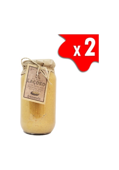 Laçoko Çifte Kavrulmuş Parçacıklı Ballı Yer Fıstığı Ezmesi 2 KG