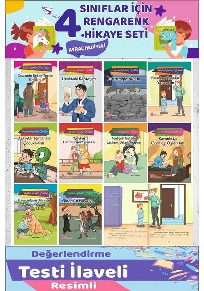 4.sınıf Okumayı Sevdiren 10 Lu Hikaye Seti 3 64 Sayfa