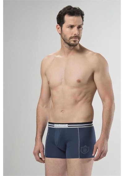 Cacharel 1323 Ikili Boxer - Lacivert/Indigo