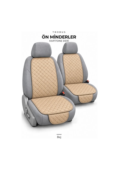 Volkswagen Taigo 2022+ Suni Deri Kapitone Minder 5 Parça