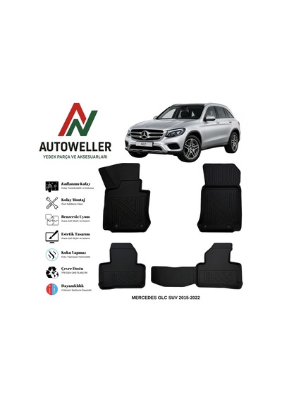 Mercedes-benz Glc Suv 2015-2022 Havuzlu Oto Paspas