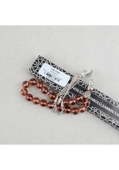 Orijinal Zultanit Taşı Metal İmameli Basık Küre Kesim 12x13mm Tesbih
