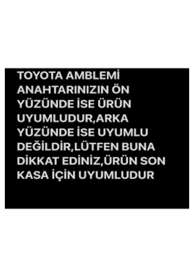 Toyota Chr C-Hr Camry Corolla Cross Prius Prado Rav4 Hilux Uyumlu Kılıf