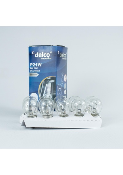 Delco U.s.a P21w Halojen 93 Ampul Yakın Tırnak Bau15s 24 Volt 10 Adet