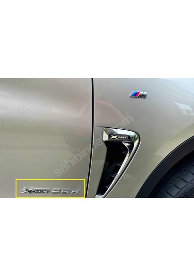 Xdrive 25d Çamurluk Yazısı