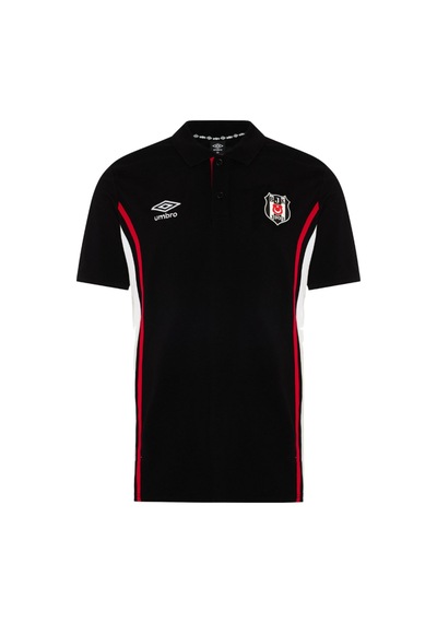 Beşiktaş Lisanslı Siyah Polo Yaka T-shirt 03-siyah