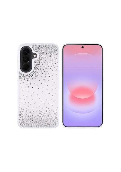 Nihcase Samsung Galaxy Uyumlu A57 5g Kılıf Darbe Korumalı Damla Taşlı Pera Sililkon
