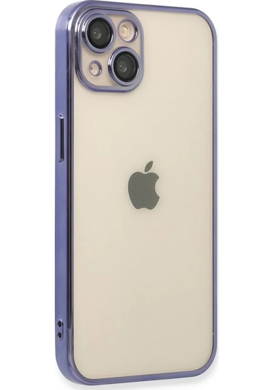Newface Apple İphone 13 Kılıf Razer Lensli Silikon - Mor