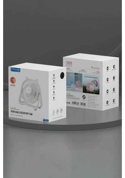 Konfulon Fs23 Masaüstü Soğutma Fanı - Beyaz