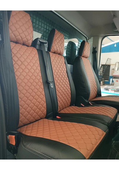 Ford Transit Araca Özel Tek Kabin Deri Oto Koltuk Kılıfı 158188