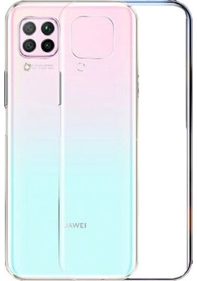 Huawei P40 Lite İle Uyumlu Kılıf Şeffaf Esnek Silikon Telefon Kılıfı Kapak
